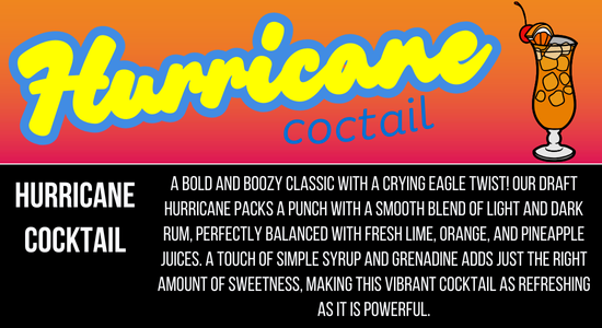 Hurricane Draft Cocktail